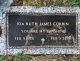 Ida Ruth James Corbin Headstone