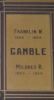 Franklin Wilbur GAMBLE (I23862)