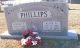 Edward T. Phillips and Aline Albritton Headstone