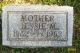Jessie May Lambert Baumer Headstone
