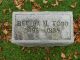 Bertha Mottram Todd Headstone