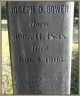 Joseph Daniel Bower Headstone