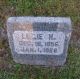 Lillie Horton Brush Headstone