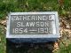 Catherine E. Simison Slawson Headstone