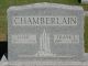 Frank L. Chamberlain and Mary 'Mame' Adams Headstone