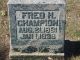Frederick Herbert Champion Headstone