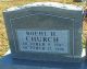 Roehl Herbert Church Headstone 