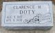 Clarence H. Doty Headstone