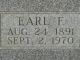 Earl Frank McCrady Headstone