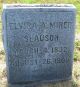 Elvira A. Miner Slauson Headstone