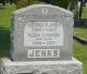 Ulysses S. Jenks and Flora E. Parker Headstone
