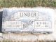 William Henry Linder and Alice Loreen Burnett Headstone