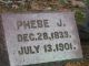 Phoebe Jane Crapo Lovewell Headstone