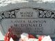 Juanita Slawson McDonald Headstone