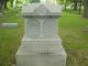 George Washington Merritt and Caroline Amelia Slawson Headstone