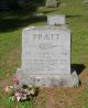 Albert E. Pratt, Delina S. Allen/Brink, Frank E. Pratt and Olive Hirst Headstone