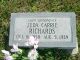 Juda Carrie Williams Richards Headstone