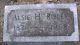 Alsie H. Ripley Headstone