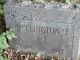 Wellington Franklin Rix Headstone