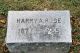 Harry A. Rude Headstone