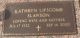 Kathryn Jane McCaskill Lipscomb Slawson Headstone