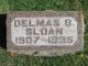Delmas B. Sloan Headstone