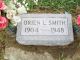 Orien Louis Smith Headstone