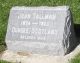 Jean Robertson Tallman Headstone