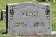 Chester Amos Wedge and May E. Slason Headstone