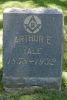 Arthur Eugene Yale Headstone