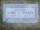 Addie F. Graham Storey Headstone
