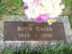 Ruth A. Taylor Caler Headstone