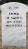 Emma F. Brady DeSanto Headstone 