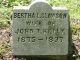 Bertha L. Slawson Kelly Headstone