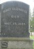 Mary Elizabeth Pierson Bates Headstone