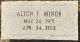 Alton Floyd MINOR (I87339)