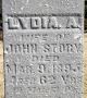 Lydia Alice Cross Story Headstone