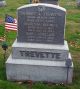 Herbert L. Trevette, Martha Abbie Rix and Mary Angeline Trevette Headstone